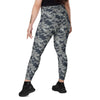 Russian SMK Nut Melted Snow CAMO Women’s Leggings with pockets - Womens