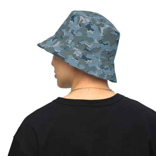 Russian SMK Nut Urban Sky Blue CAMO Reversible bucket hat - XS