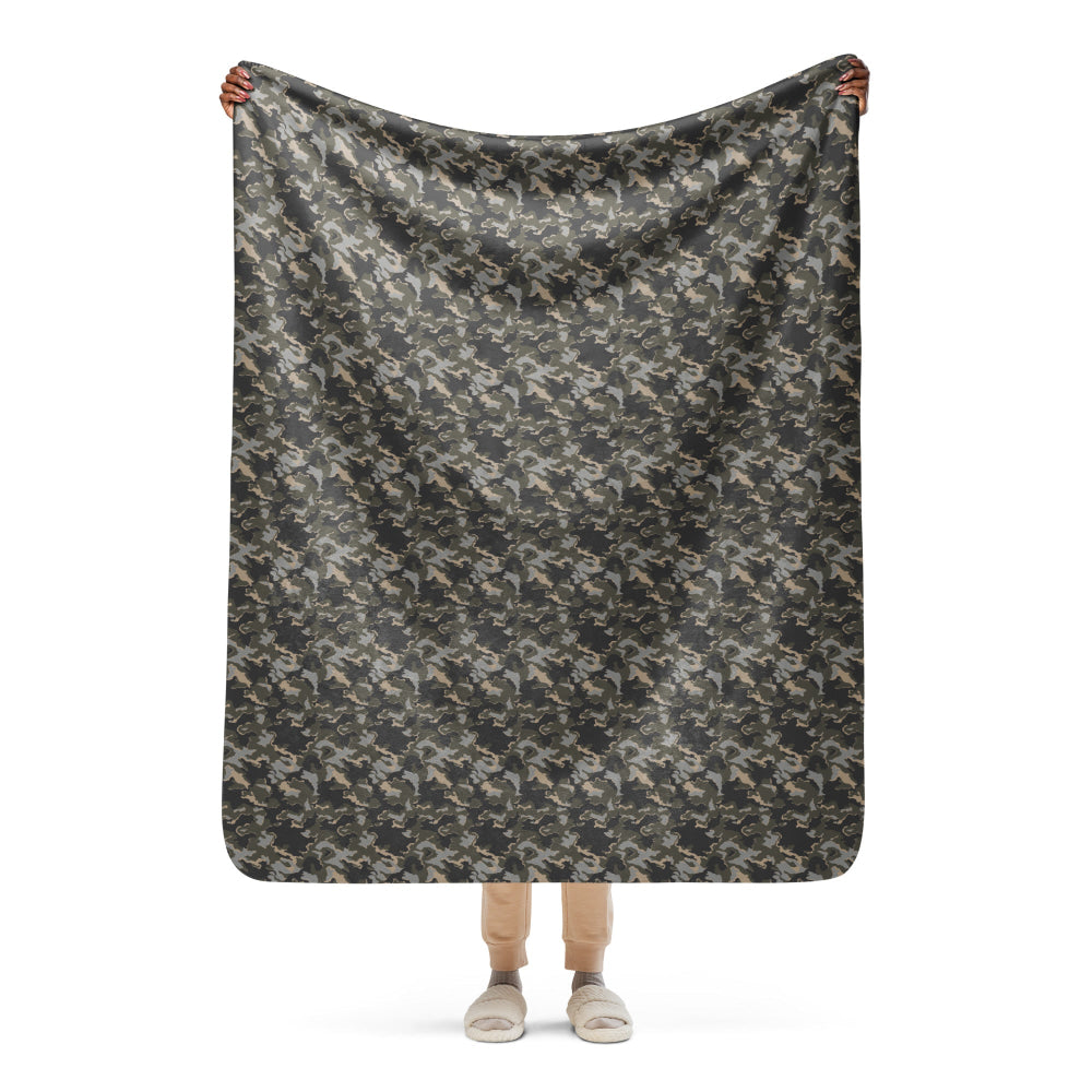 Russian SMK Urban Rubble CAMO Sherpa blanket - 50″×60″ - Blanket