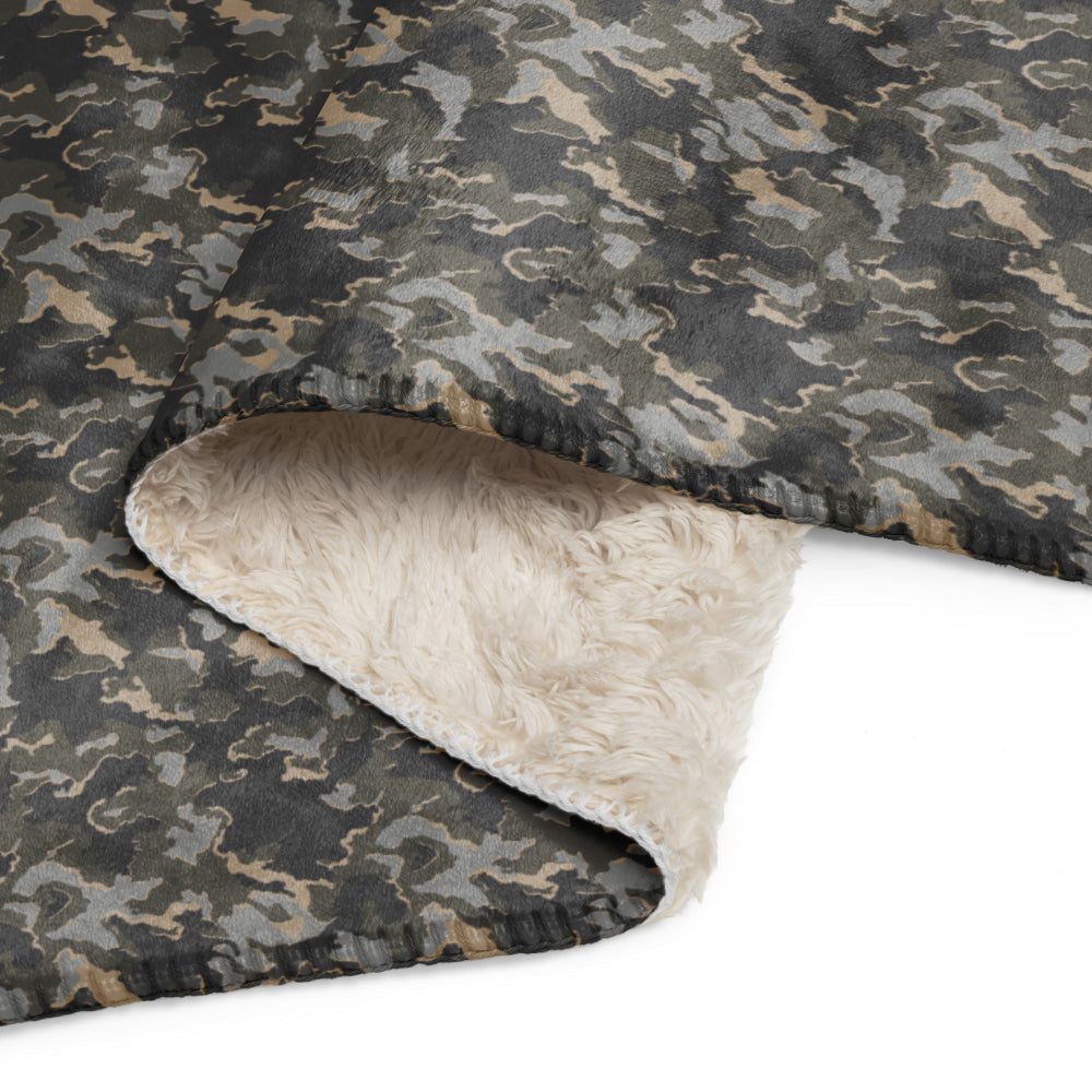 Russian SMK Urban Rubble CAMO Sherpa blanket - Blanket