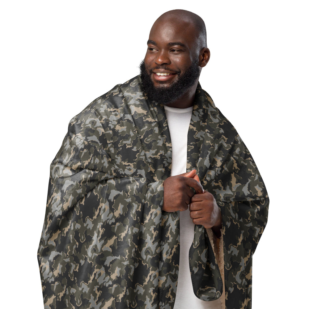 Russian SMK Urban Rubble CAMO Sherpa blanket - Blanket