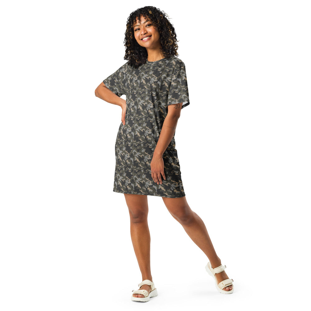 Russian SMK Urban Rubble CAMO T-shirt dress - Womens T-Shirt Dress