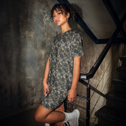 Russian SMK Urban Rubble CAMO T-shirt dress - 2XS - Womens T-Shirt Dress