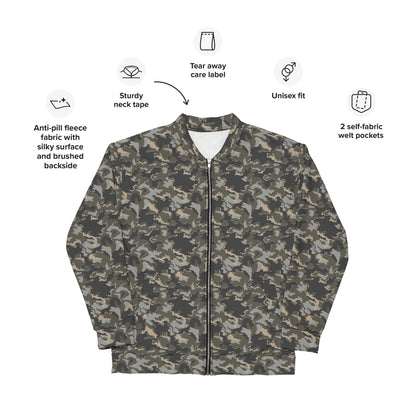 Russian SMK Urban Rubble CAMO Unisex Bomber Jacket