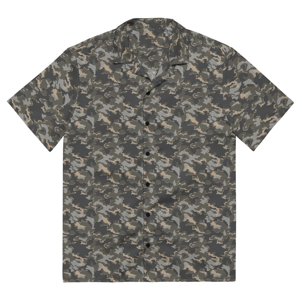 Russian SMK Urban Rubble CAMO Unisex button shirt - 2XS - Button Shirt