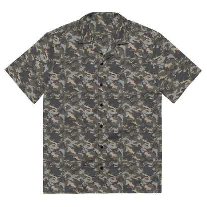 Russian SMK Urban Rubble CAMO Unisex button shirt - 2XS - Button Shirt