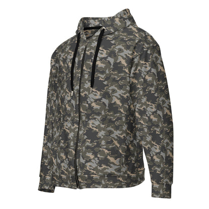 Russian SMK Urban Rubble CAMO Unisex zip hoodie - 2XS - Zip Hoodie