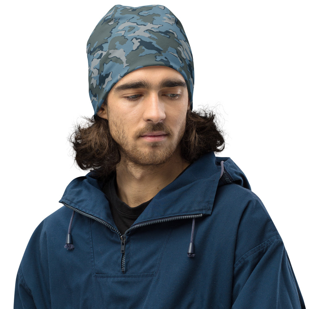 Russian SMK Urban Sky Blue CAMO Beanie