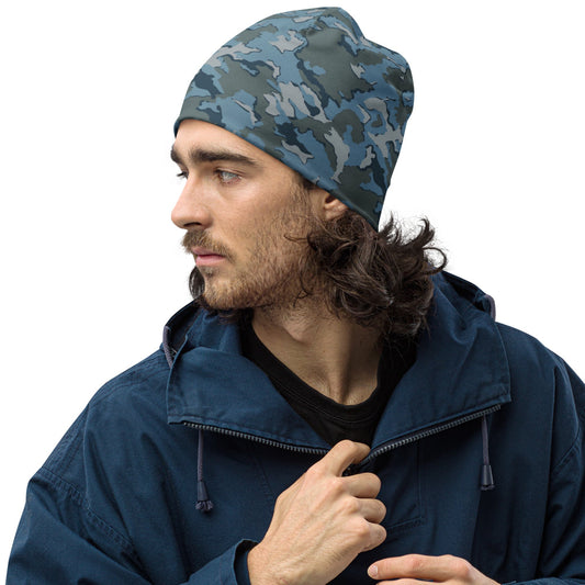 Russian SMK Urban Sky Blue CAMO Beanie - S