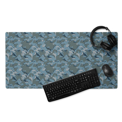 Russian SMK Urban Sky Blue CAMO Gaming mouse pad - 36″×18″ - Mouse Pad