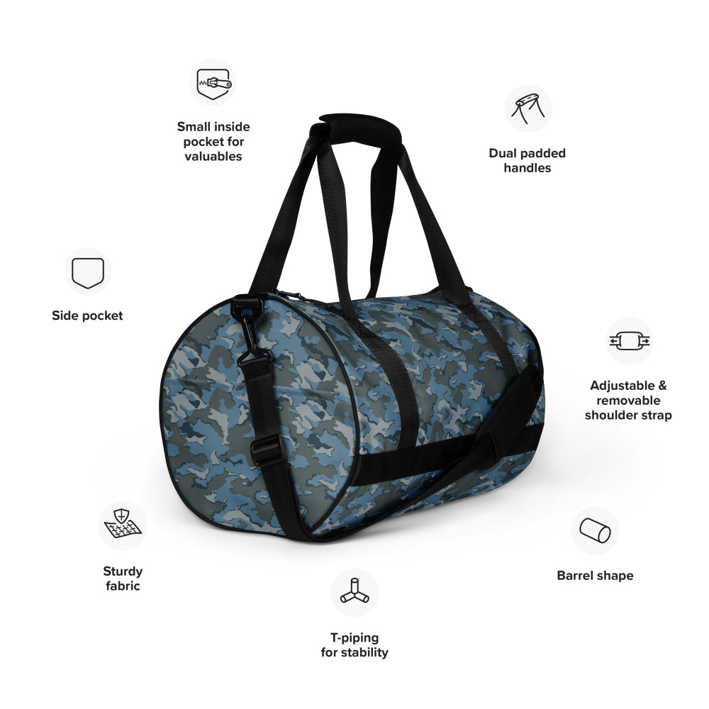 Russian SMK Urban Sky Blue CAMO gym bag