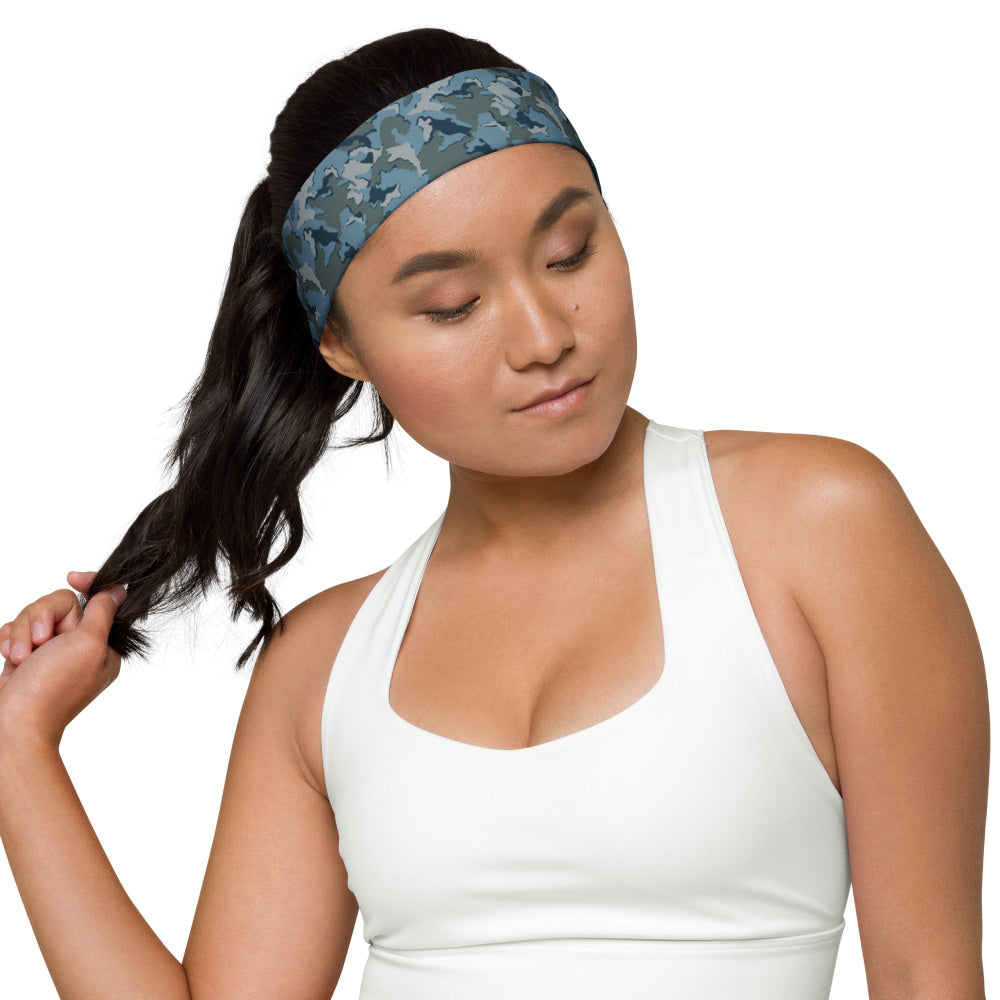 Russian SMK Urban Sky Blue CAMO Headband