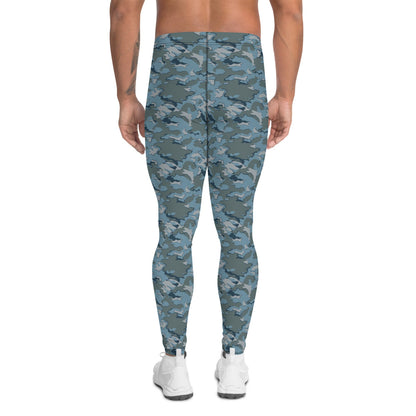 Russian SMK Urban Sky Blue CAMO Men’s Leggings - Mens