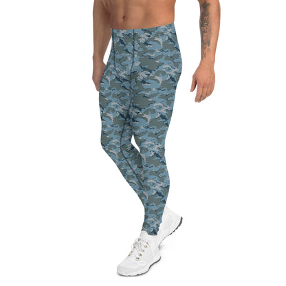 Russian SMK Urban Sky Blue CAMO Men’s Leggings - Mens