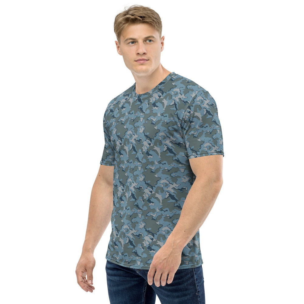 Russian SMK Urban Sky Blue CAMO Men’s t-shirt - Mens T-Shirt