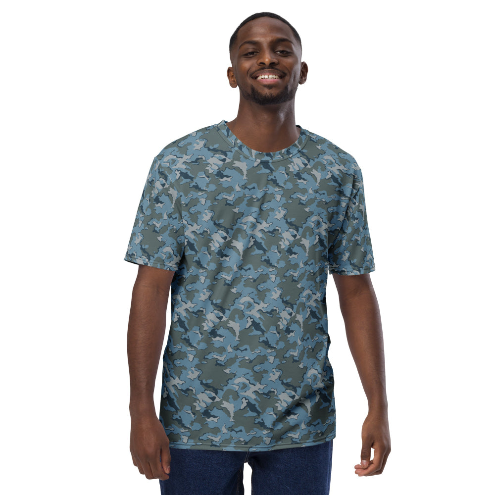 Russian SMK Urban Sky Blue CAMO Men’s t-shirt - Mens T-Shirt