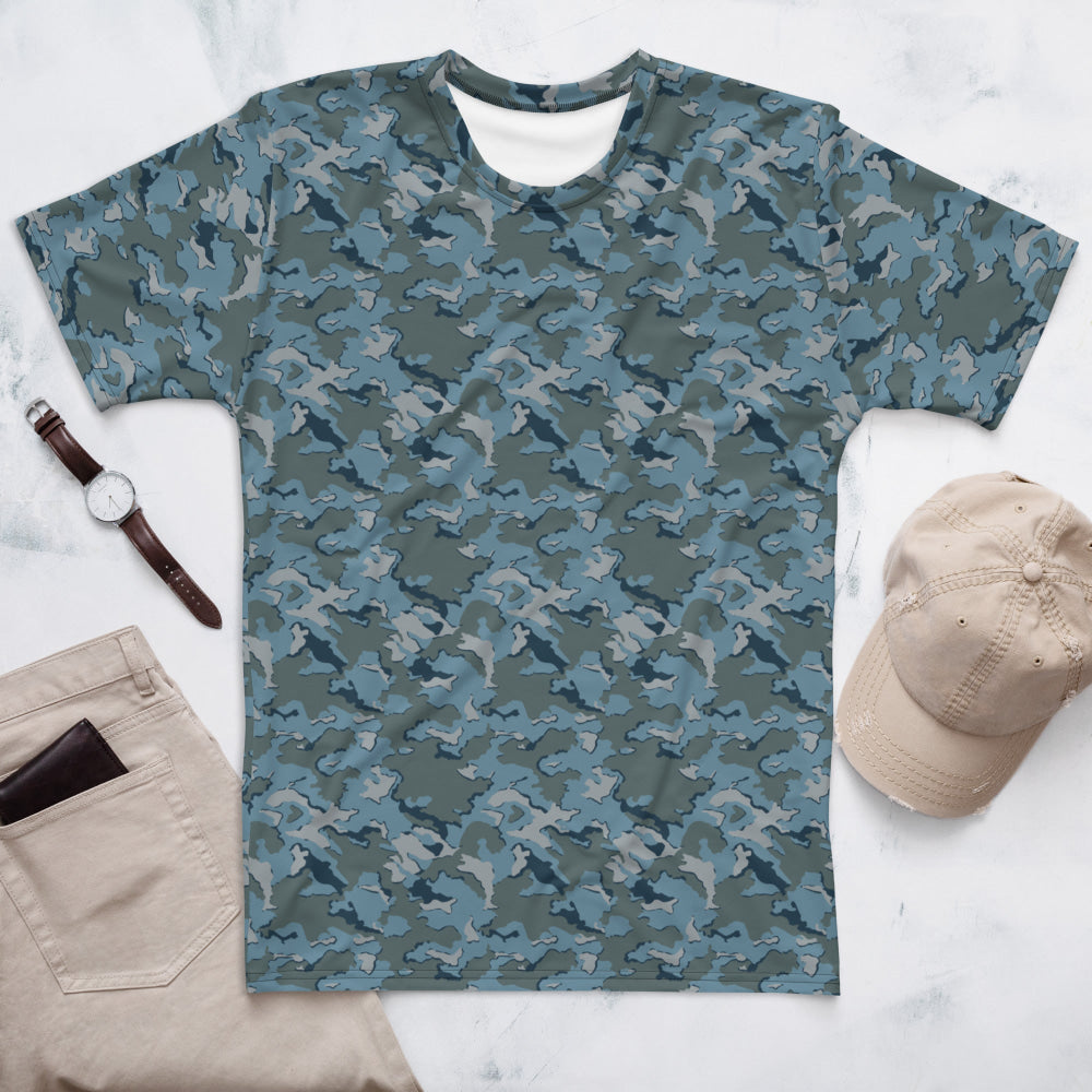 Russian SMK Urban Sky Blue CAMO Men’s t-shirt - XS - Mens T-Shirt