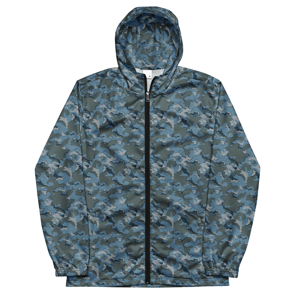 Russian SMK Urban Sky Blue CAMO Men’s windbreaker - Mens Windbreaker