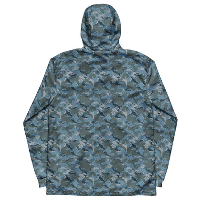 Russian SMK Urban Sky Blue CAMO Men’s windbreaker - Mens Windbreaker