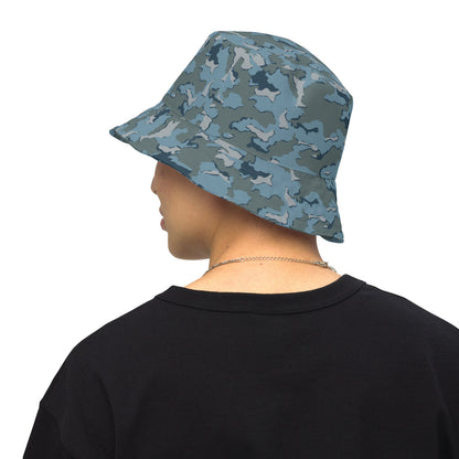 Russian SMK Urban Sky Blue CAMO Reversible bucket hat - XS - Bucket Hat