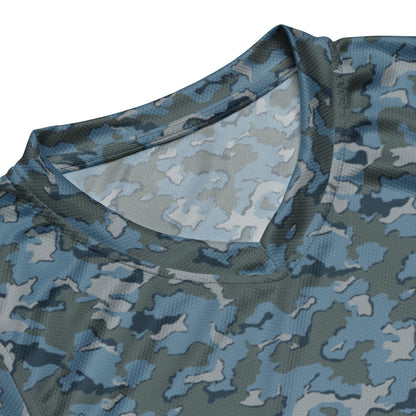 Russian SMK Urban Sky Blue CAMO unisex basketball jersey - Unisex Basketball Jersey