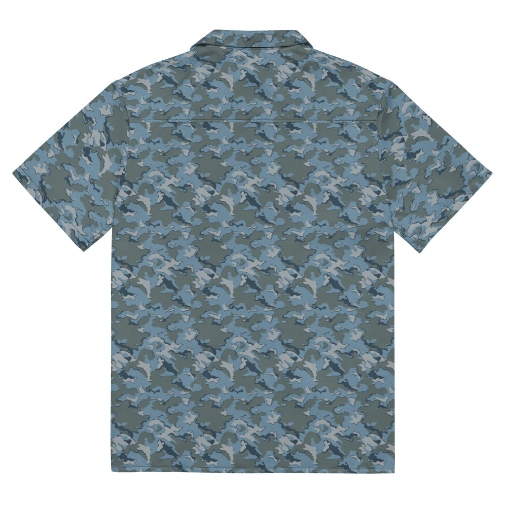 Russian SMK Urban Sky Blue CAMO Unisex button shirt - Button Shirt