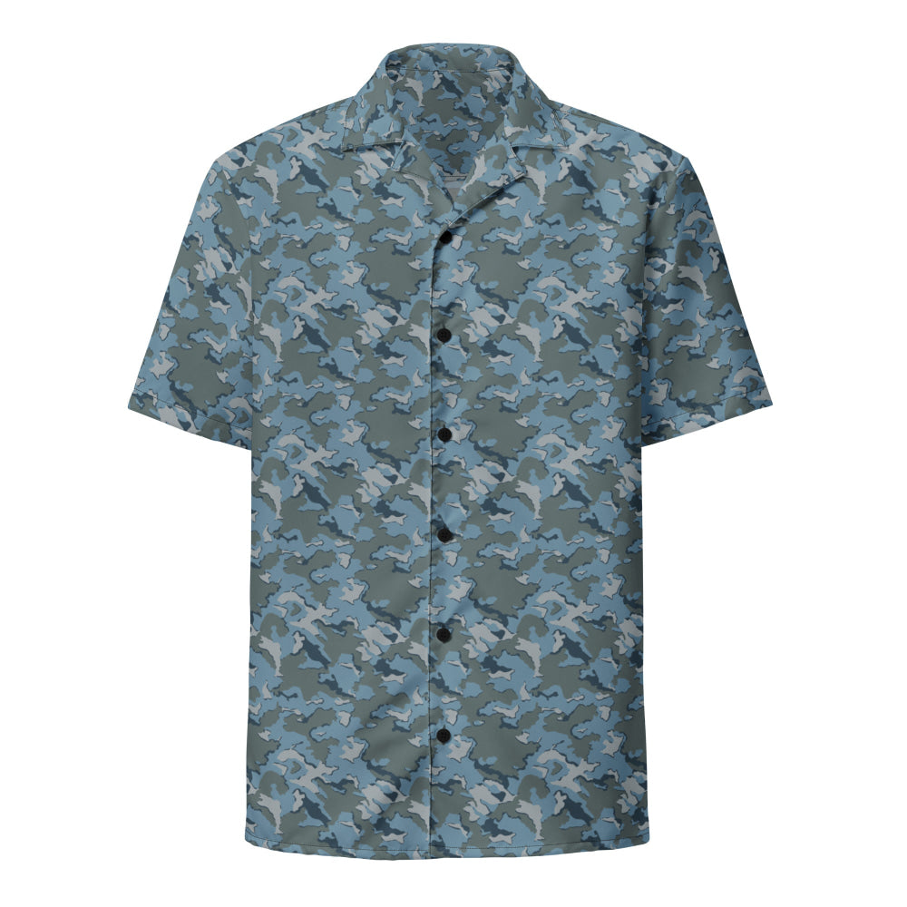 Russian SMK Urban Sky Blue CAMO Unisex button shirt - Button Shirt