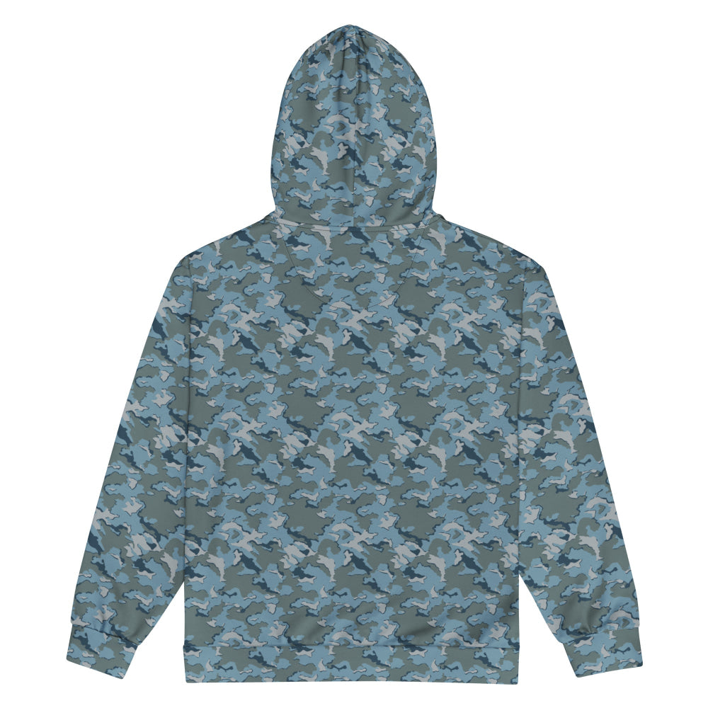 Russian SMK Urban Sky Blue CAMO Unisex zip hoodie - Zip Hoodie