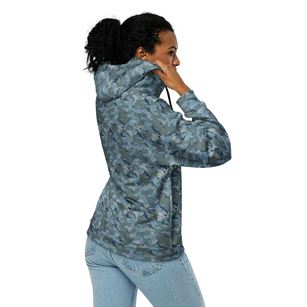 Russian SMK Urban Sky Blue CAMO Unisex zip hoodie - Zip Hoodie