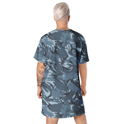 Russian Smog Kukla Urban Blue DPM CAMO T-shirt dress - Womens T-Shirt Dress