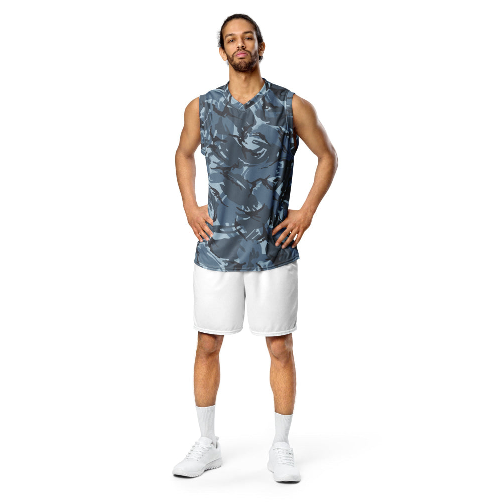 Russian Smog Kukla Urban Blue DPM CAMO unisex basketball jersey - Unisex Basketball Jersey