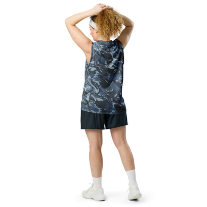 Russian Smog Kukla Urban Blue DPM CAMO unisex basketball jersey - Unisex Basketball Jersey