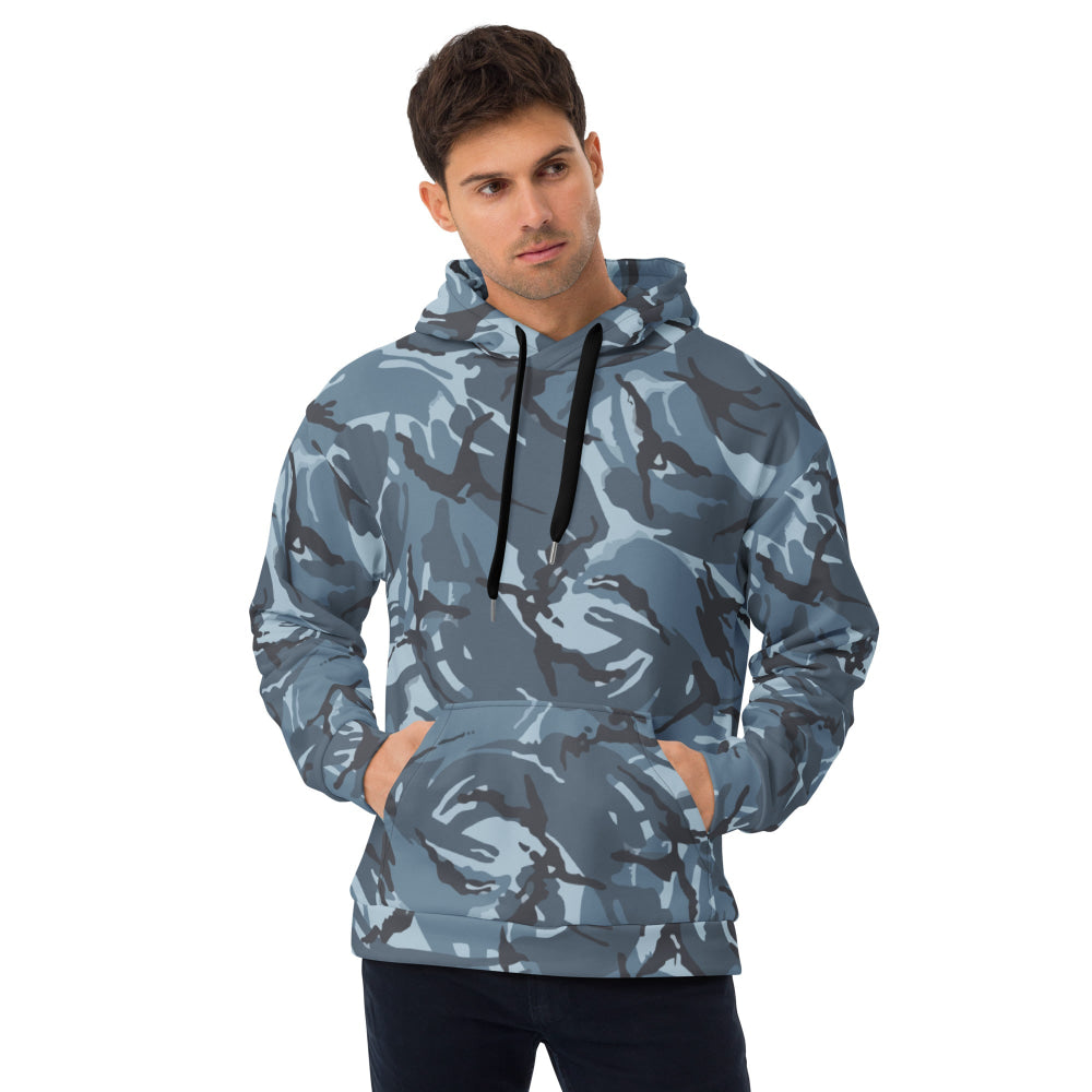 Russian Smog Kukla Urban Blue DPM CAMO Unisex Hoodie - 2XS