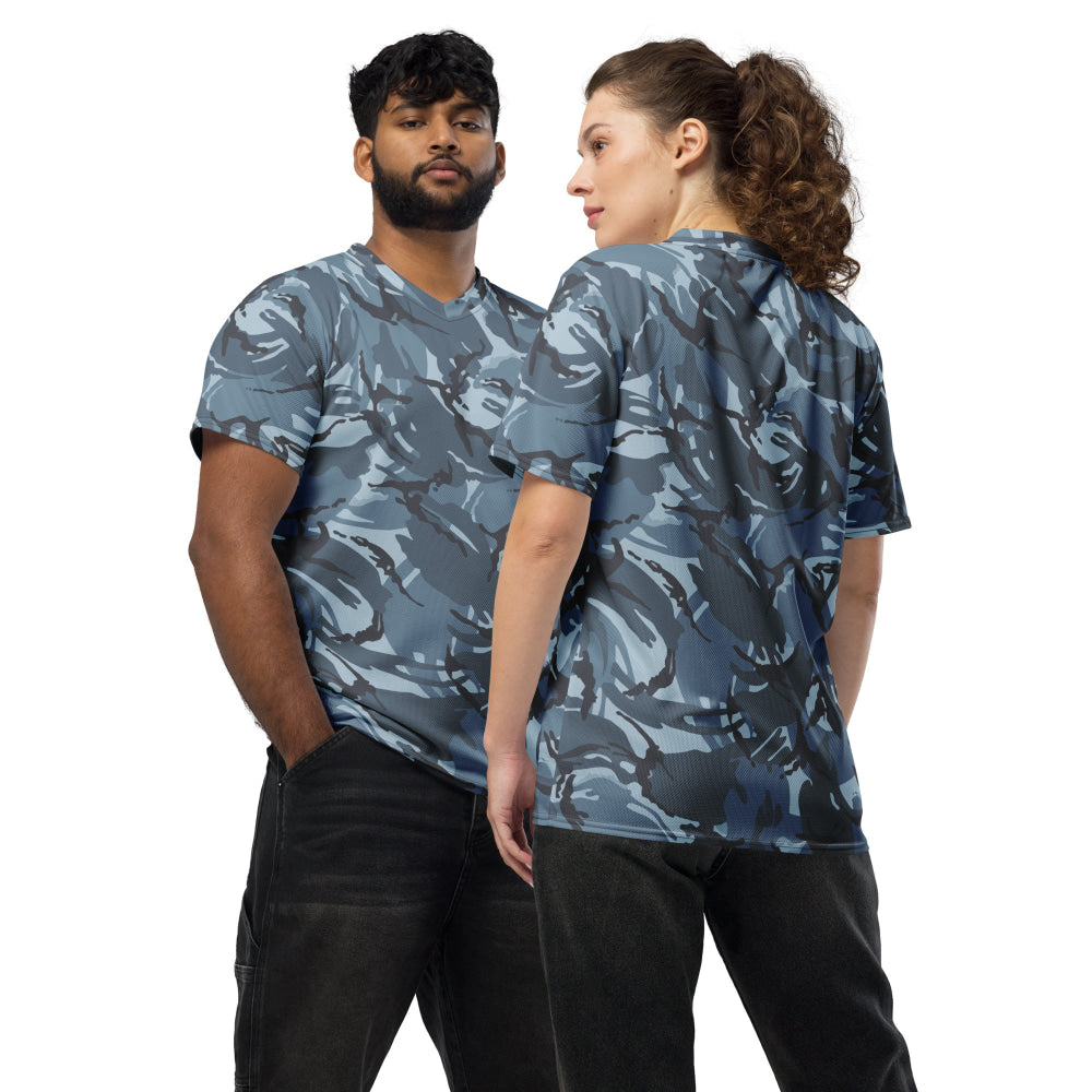 Russian Smog Kukla Urban Blue DPM CAMO unisex sports jersey - 2XS - Unisex Sports Jersey