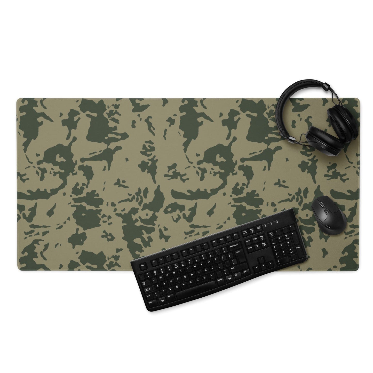 Russian Soviet Bicolor Woodland CAMO Gaming mouse pad - 36″×18″ - Mouse Pad