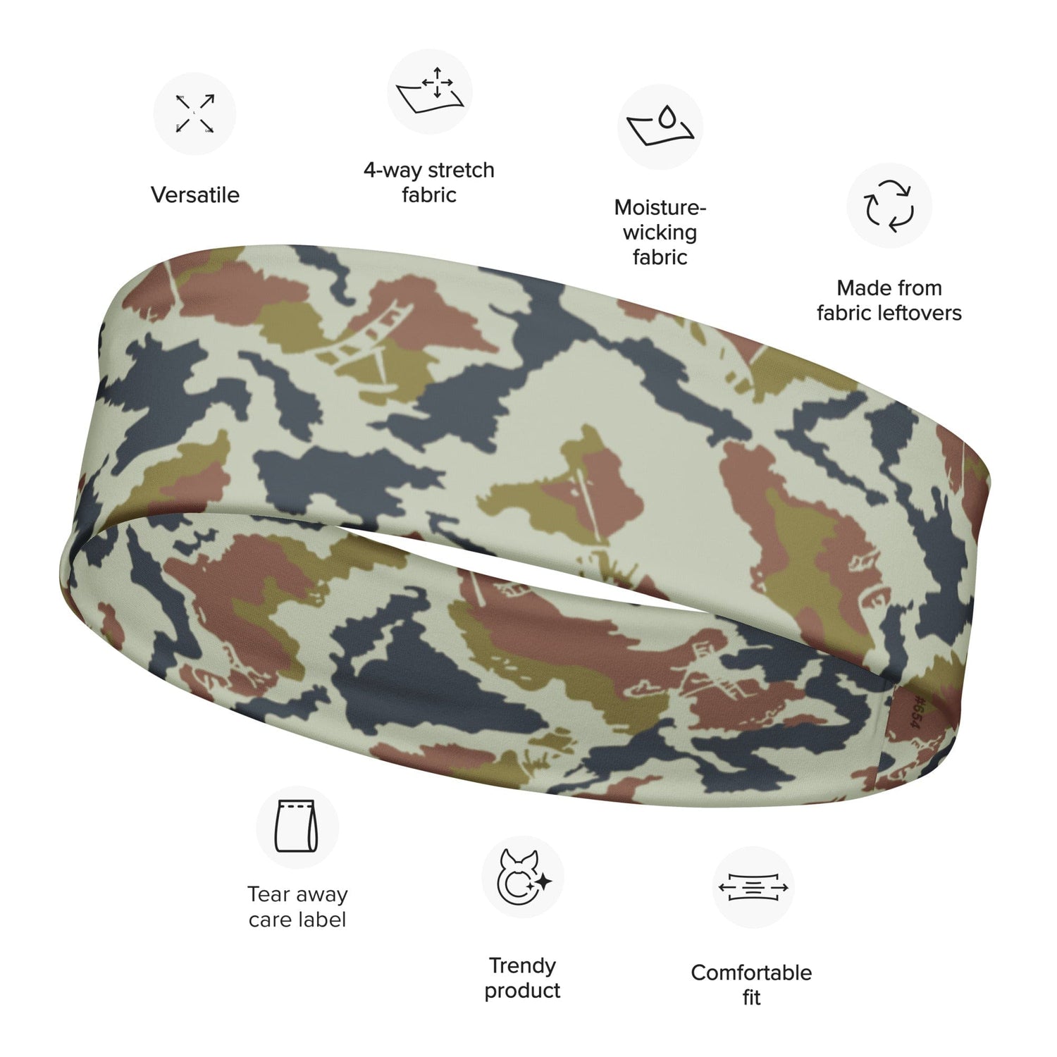 Russian Soviet Spetsnaz KLMK Tundra CAMO Headband - M - Headbands