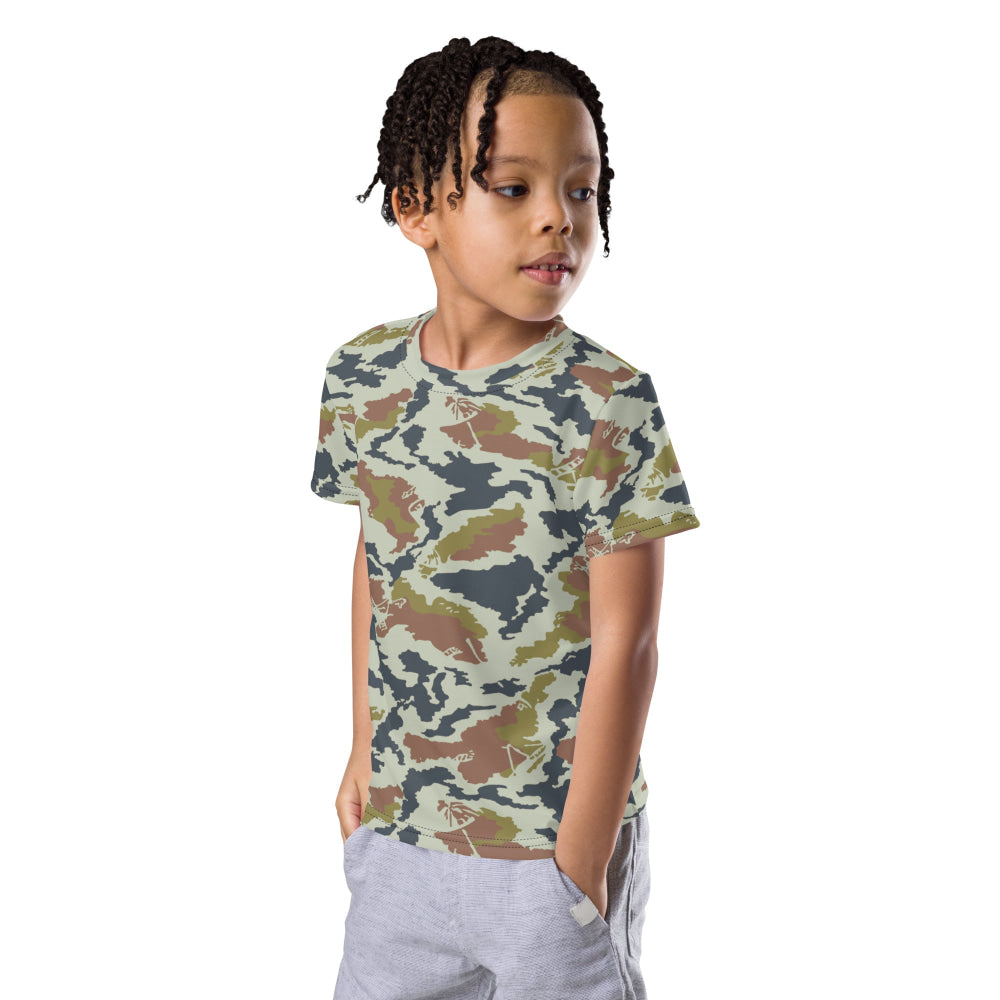 Russian Soviet Spetsnaz KLMK Tundra CAMO Kids crew neck t-shirt - Crew Neck T-shirt