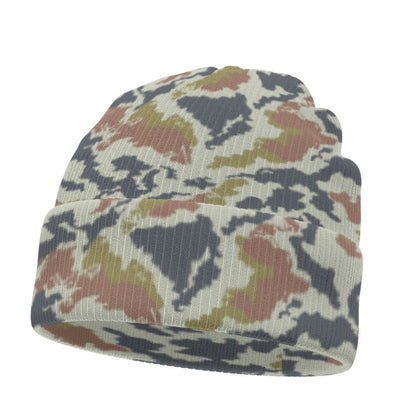 Russian Soviet Spetsnaz KLMK Tundra CAMO Knitted Beanie - U / White