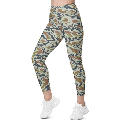 Russian Soviet Spetsnaz KLMK Tundra CAMO Leggings with pockets - Womens With Pockets