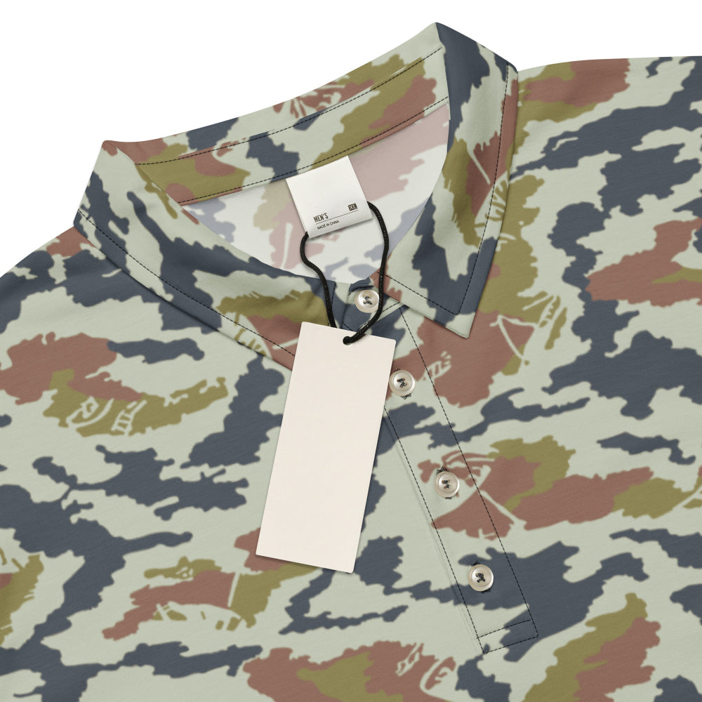 Russian Soviet Spetsnaz KLMK Tundra CAMO Men’s slim fit polo - Mens Slim Fit Polo