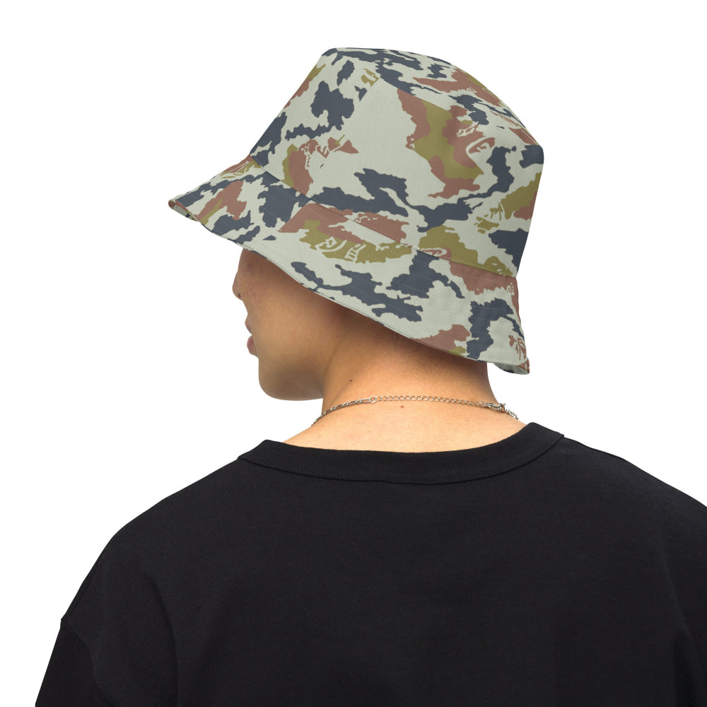 Russian Soviet Spetsnaz KLMK Tundra CAMO Reversible bucket hat - Bucket Hat