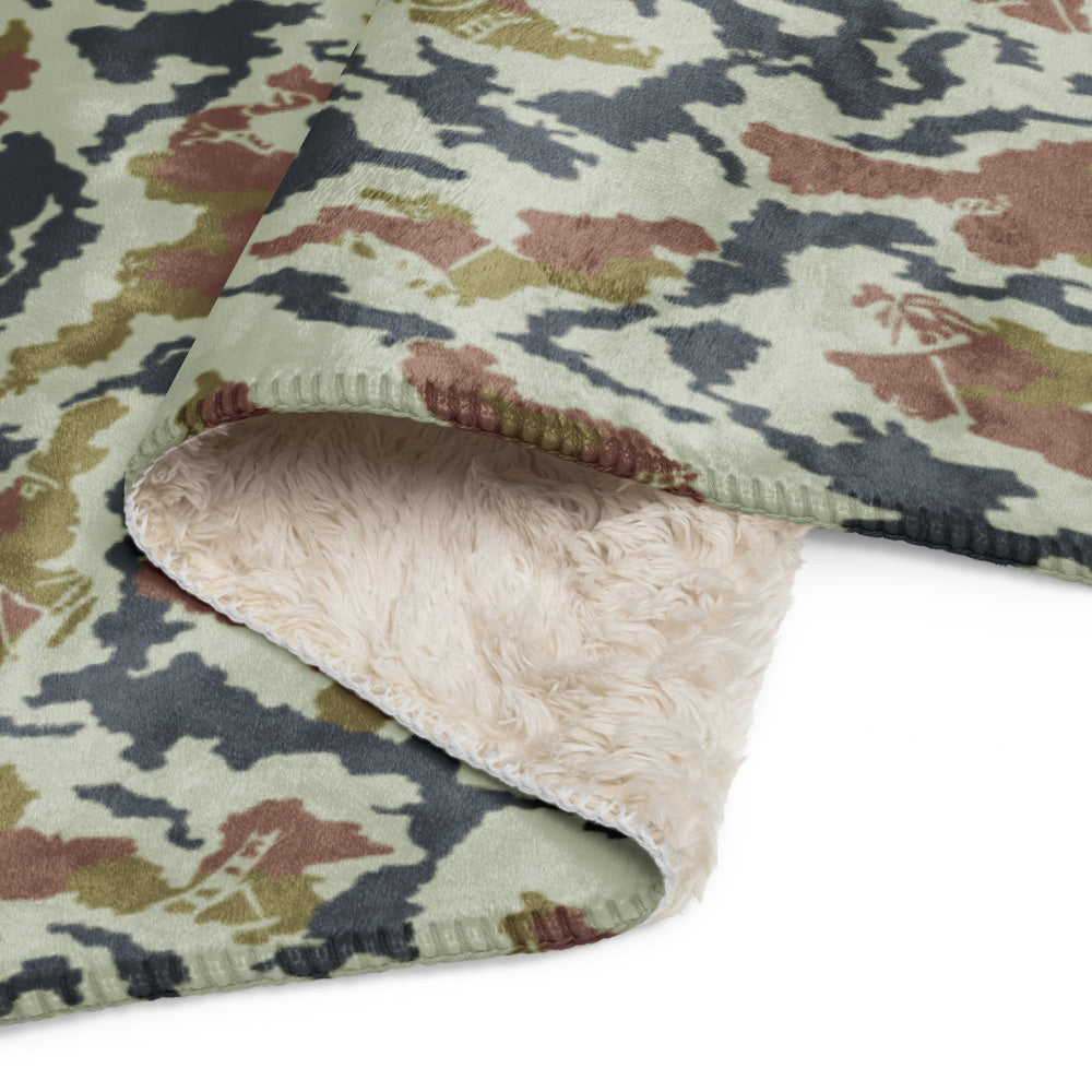 Russian Soviet Spetsnaz KLMK Tundra CAMO Sherpa blanket - Blanket