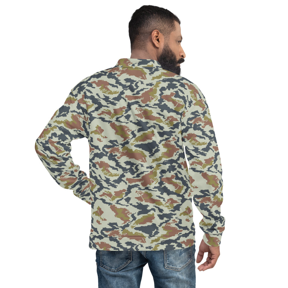 Russian Soviet Spetsnaz KLMK Tundra CAMO Unisex Bomber Jacket