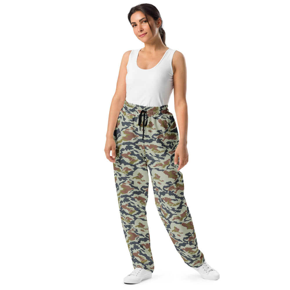 Russian Soviet Spetsnaz KLMK Tundra CAMO Wide-leg joggers - Unisex Joggers