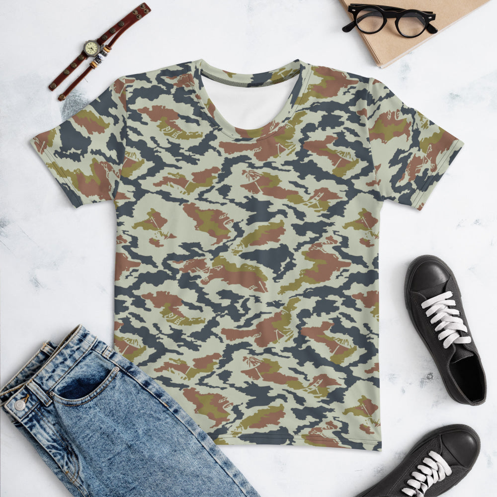 Russian Soviet Spetsnaz KLMK Tundra CAMO Women’s T-shirt - Womens T-Shirt