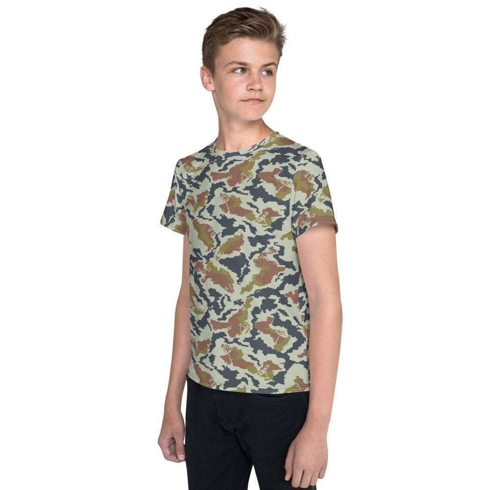 Russian Soviet Spetsnaz KLMK Tundra CAMO Youth crew neck t-shirt - Crew Neck T-shirt