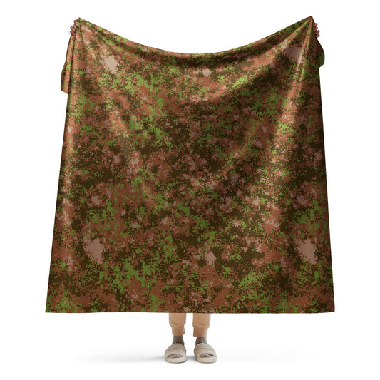 Russian Digital Spectre Autumn CAMO Sherpa blanket - 60″×80″ - Blankets