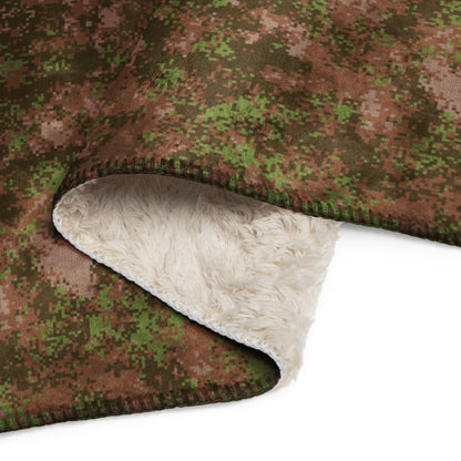Russian Digital Spectre Autumn CAMO Sherpa blanket - Blankets