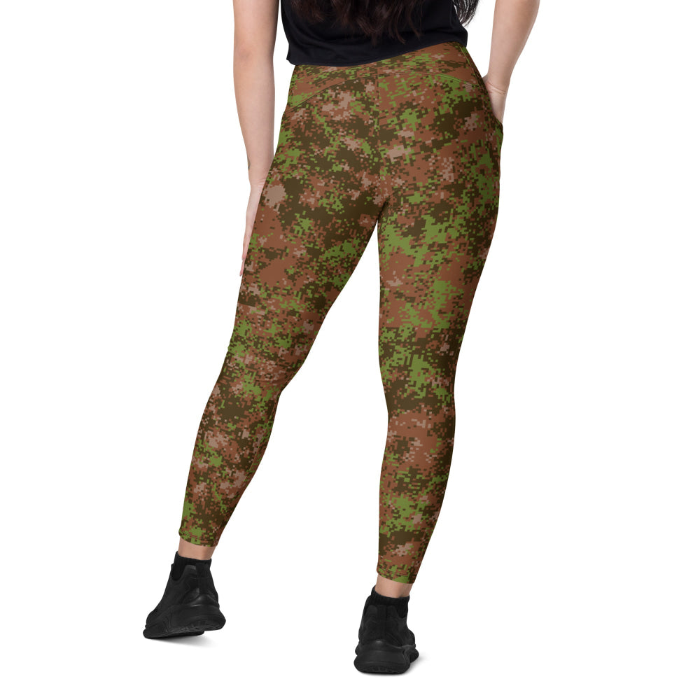 Russian Spectre Mountain CAMO Leggings with pockets - Womens With Pockets