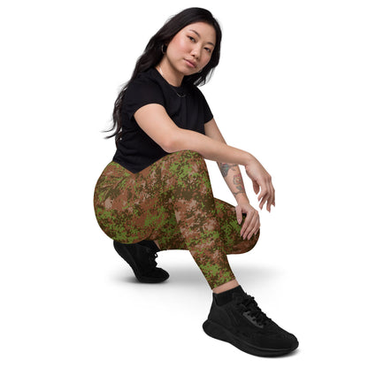 Russian Spectre Mountain CAMO Leggings with pockets - Womens With Pockets